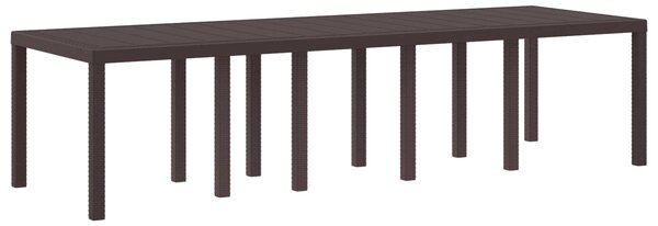 Zahradní stůl Hnědá 300 x 100 x 73 cm polyratan 3378521