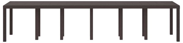 Zahradní stůl Hnědá 350 x 100 x 74 cm polyratan 3378525
