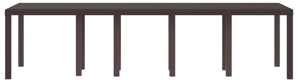 Zahradní stůl Hnědá 300 x 100 x 73 cm polyratan 3378521