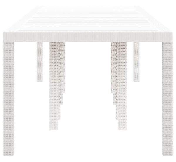 Zahradní stůl Bílá 300 x 100 x 73 cm polyratan 3378522