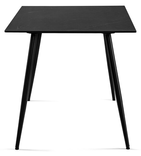 Vikio Jídelní stůl 120x80 dekor černý mramor HJS100C-120