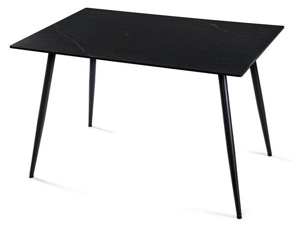 Vikio Jídelní stůl 120x80 dekor černý mramor HJS100C-120