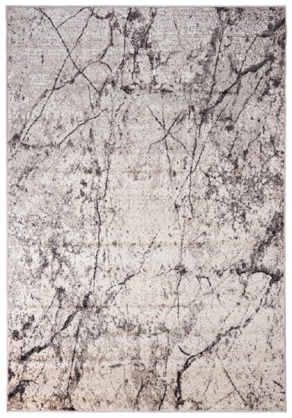 Makro Abra Kusový koberec PETRA 3079 1 244 Abstraktní Moderní béžový šedý hnědý Rozměr: 80x150 cm