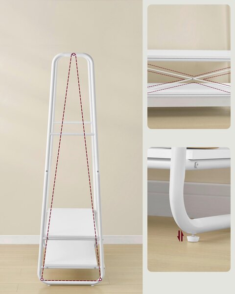 OTEVŘENÁ ŠATNÍ SKŘÍŇ, 100/160/45 cm - Šatní skříně, Online Only