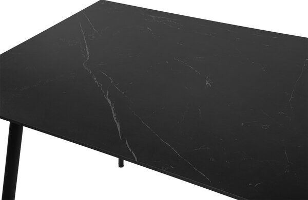 Vikio Jídelní stůl 140x80 dekor černý mramor HJS100C-140