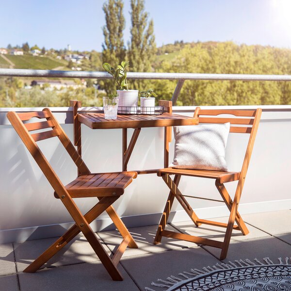 SADA NA BALKON 3dílné, Gardenson - Online Only zahradní nábytek, Online Only