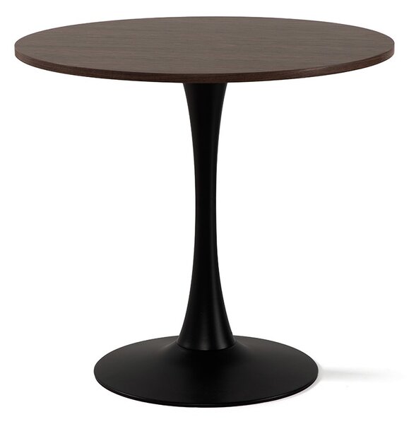 Vikio Jídelní stůl kulatý 80 cm dekor ořech HJS103OR-80