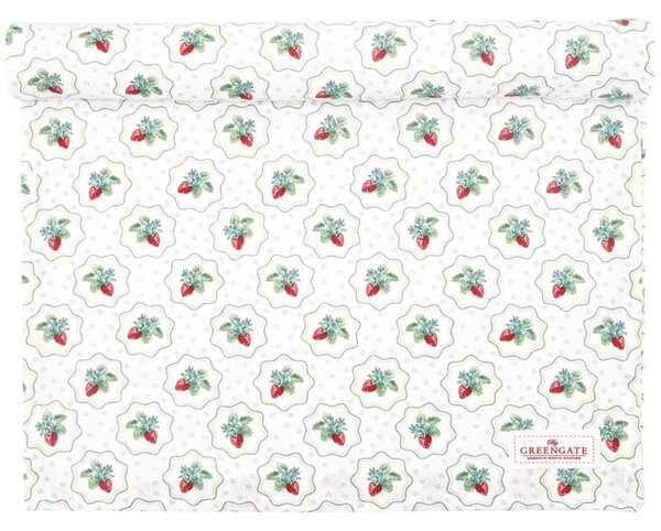 Běhoun na stůl Berry Petit White 45 × 140 cm