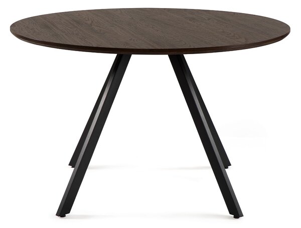 Vikio Jídelní stůl kulatý 120 cm dekor ořech HJS101OR