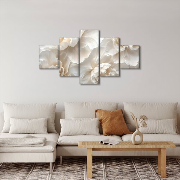Obraz - Jemné pivoňky (125x70 cm)