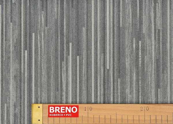 Breno PVC SMARTEX Madura Fineline 909D - šedé dřevo, šíře 100 cm
