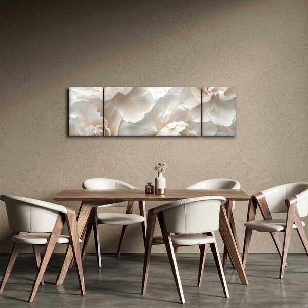 Obraz - Jemné pivoňky (170x50 cm)