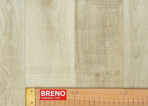 Breno PVC QUINTEX Water Oak 196L - světlé dřevo, šíře 100 cm
