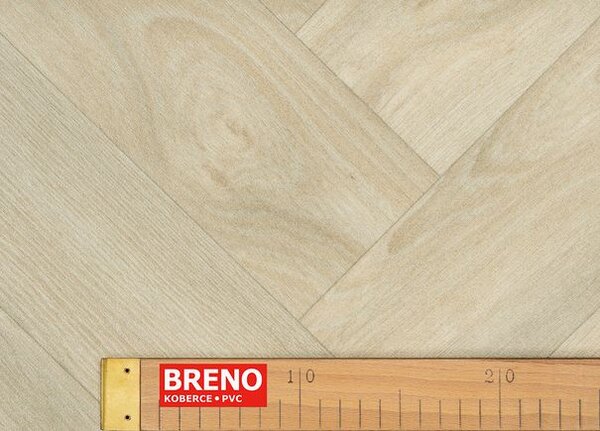 Breno PVC SMARTEX Laurel Oak 161L - světlé dřevo, šíře 100 cm
