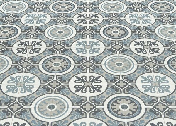 Breno PVC SLIMTEX Lagos 909M - ornamentální dlaždice, šíře 100 cm