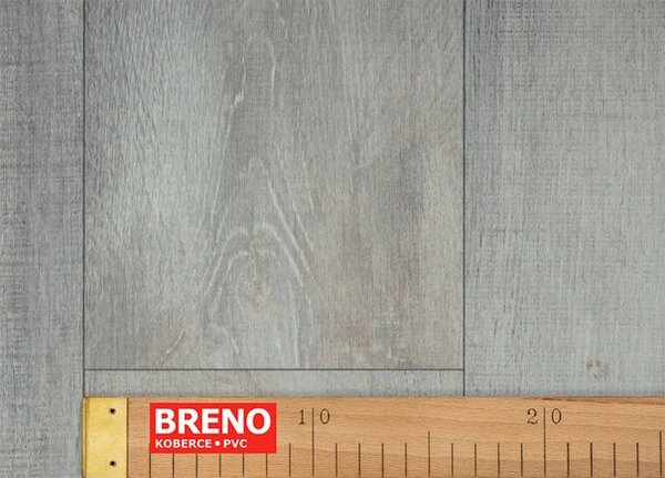 Breno PVC QUINTEX Misty Oak 696M - šedé dřevo, šíře 100 cm