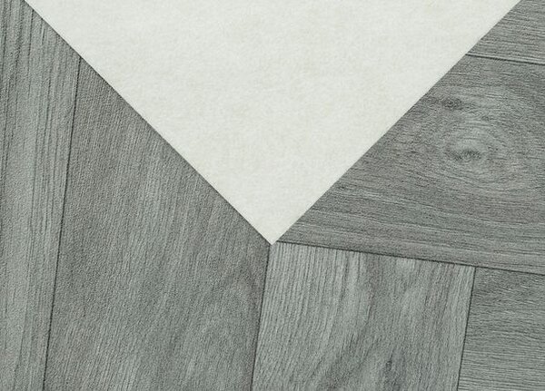 Breno PVC SLIMTEX Laurel Oak 909M - šedé dřevo, šíře 100 cm