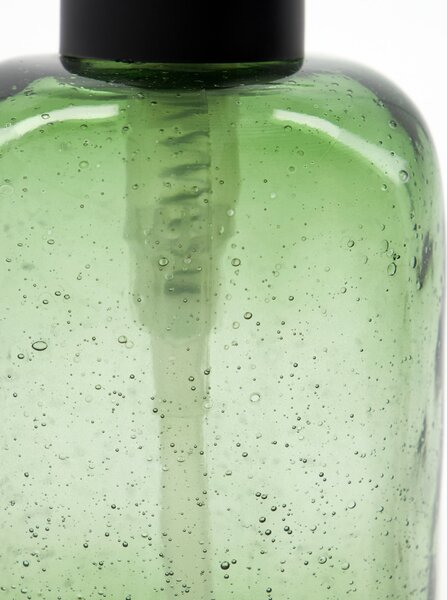 Skleněný dávkovač na mýdlo Wah Green