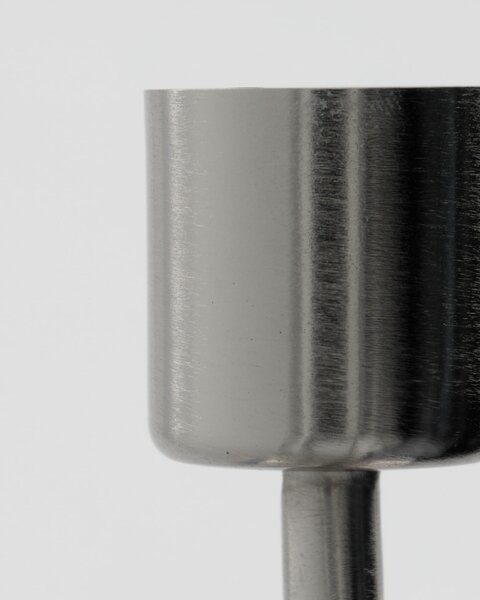 Kovový svícen Anit Silver 7 cm