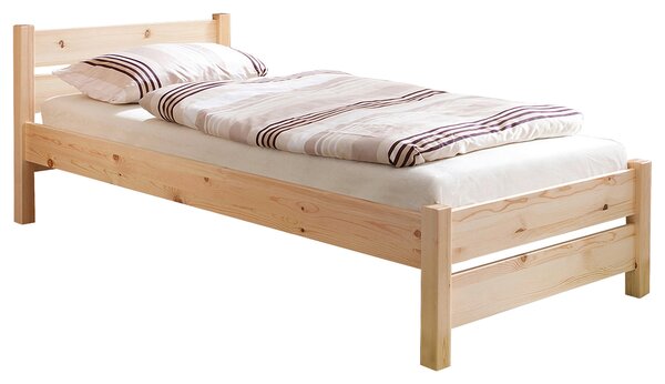 POSTEL, 90/200 cm barvy borovice MID.YOU - Jednolůžkové postele, Online Only
