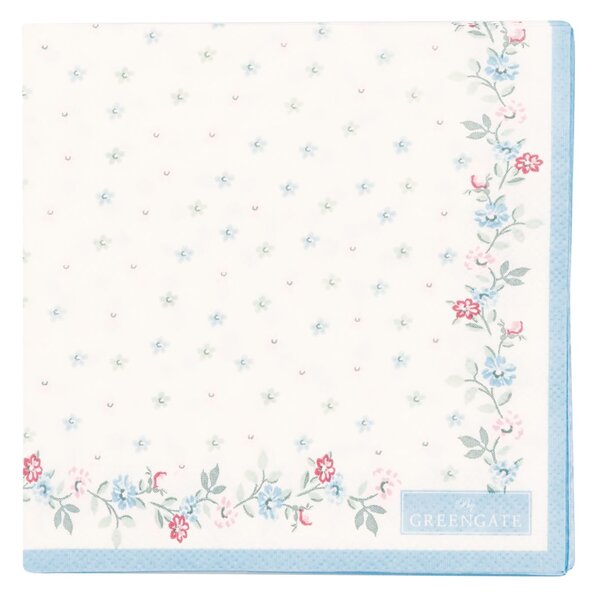 Papírové ubrousky Alivia Petit White Small – 20 ks