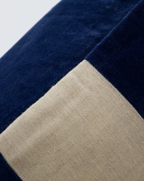 Bavlněný povlak na polštář Sono Blue 60 × 40 cm