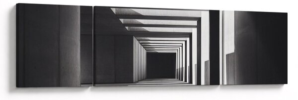 Obraz - Čtvercový tunel (170x50 cm)