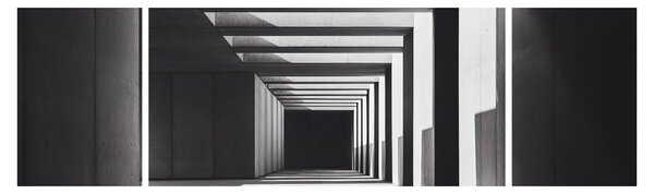 Obraz - Čtvercový tunel (170x50 cm)