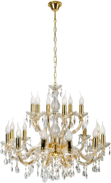 Candellux Maria Teresa závěsné svítidlo x40 W zlatá 30-94615