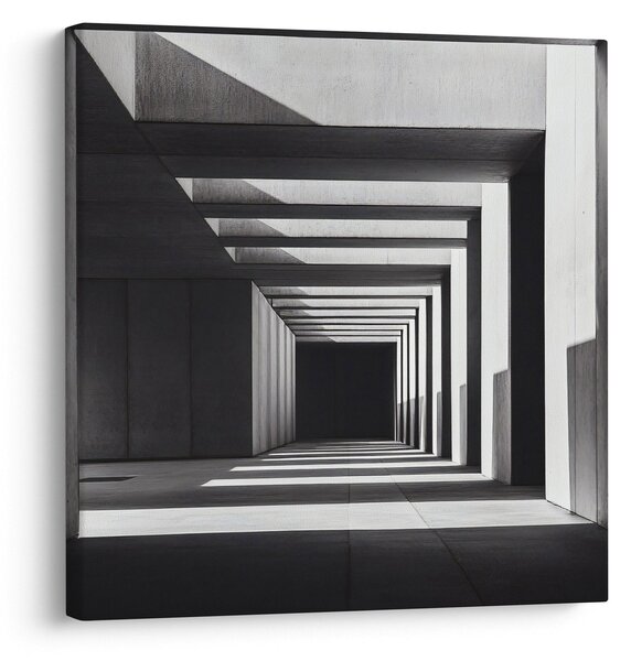 Obraz - Čtvercový tunel (30x30 cm)