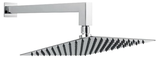 Ferro Slim hlavová sprchá s ramenem 25x25 cm čtvercový chrom NPT14