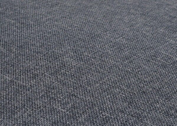 Sada 2 jídelních židlí HWC-O65e, kuchyňská židle Čalouněná židle, Chesterfield látka/textil (280 g/m²), tmavě šedá