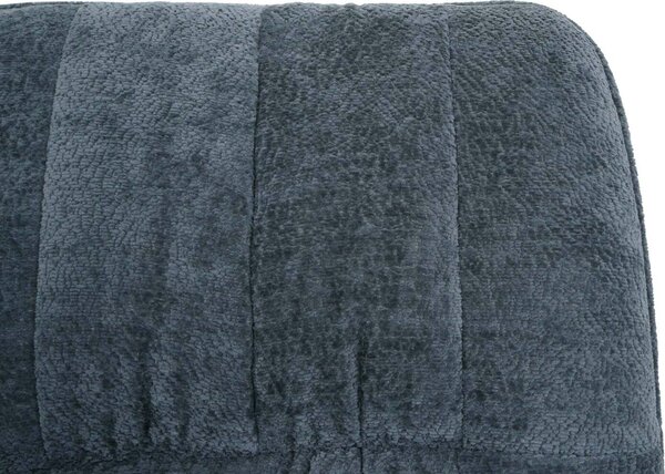 Sada 6 jídelních židlí HWC-N99, otočná područka s automatickým vrácením, látka/textilní šenil (340 g/m²) Oeko-Tex modrozelená