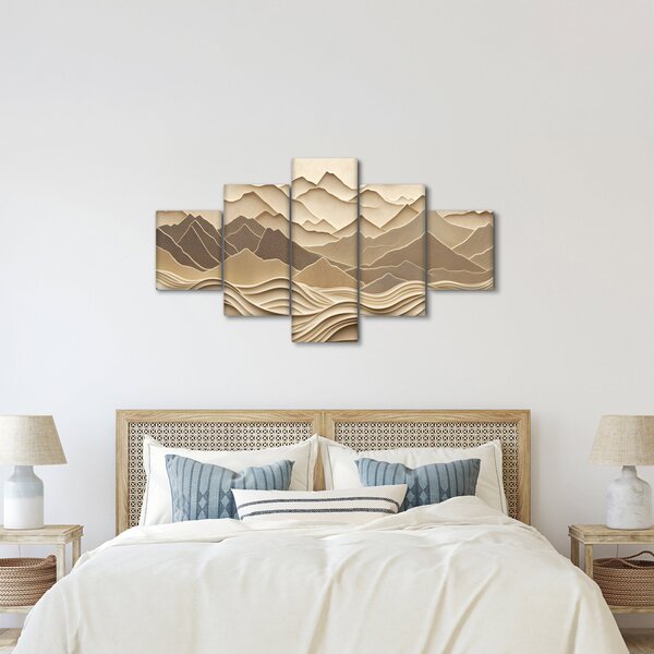 Obraz - 3D linie hor (125x70 cm)