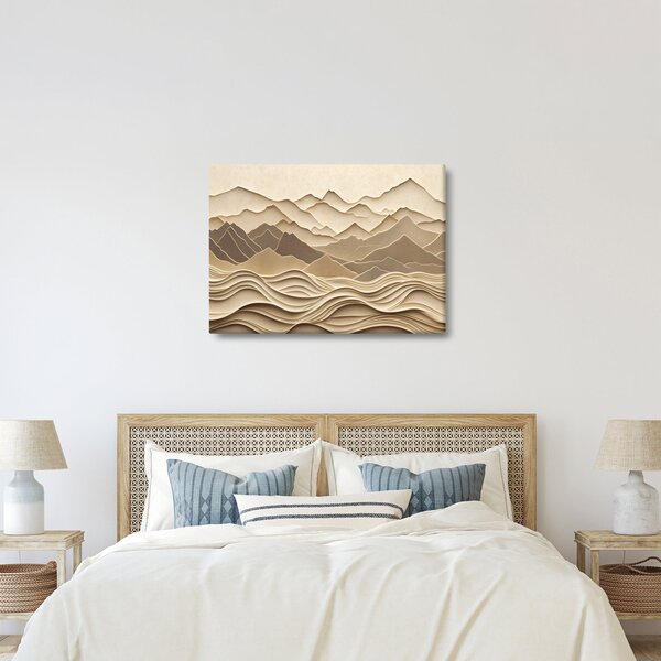 Obraz - 3D linie hor (70x50 cm)