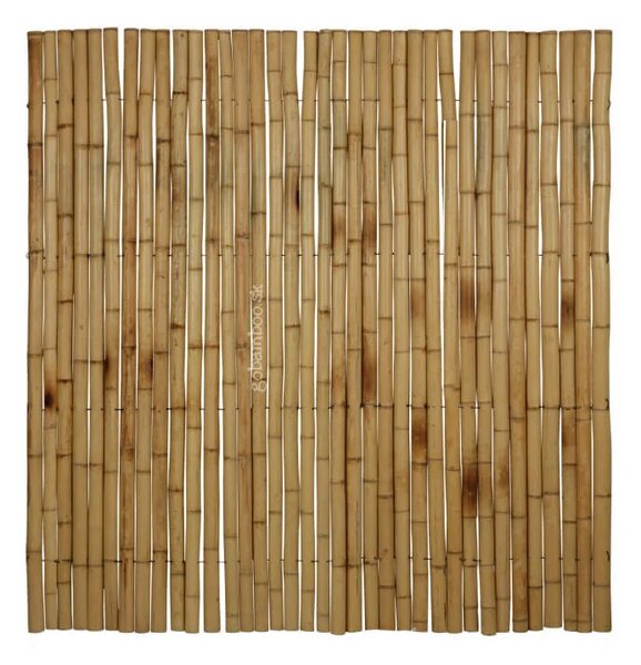 Přírodní půlkruhová bambusová role Moso 180 x 150 cm (bambusový plot)