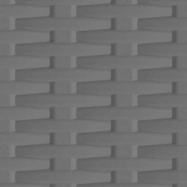 Plastová skříňka 68 x 39 x 92 cm ratanový design 337898