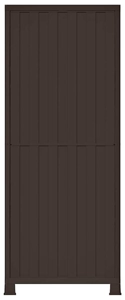 Plastová skříňka 68 x 39 x 171,5 cm ratanový design 337899
