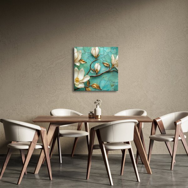 Obraz - 3D magnólie (30x30 cm)
