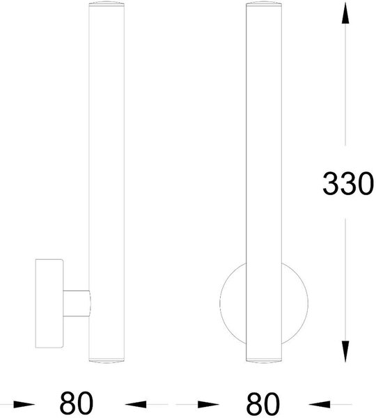 Zuma Line Loya nástěnné svítidlo 2x5 W zlatá W0461-02B-F7F7