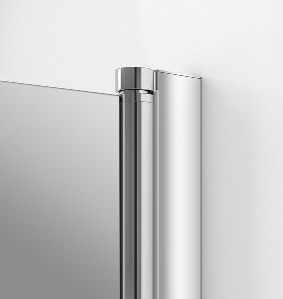 EMKE sprchové dveře 80 x 185 cm kyvné dveře dveře do sprchové niky kyvné dveře z 6 mm tvrzeného bezpečnostního skla s oboustrannou nano vrstvou