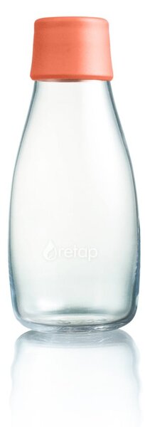 Meruňkově oranžová skleněná lahev ReTap, 300 ml