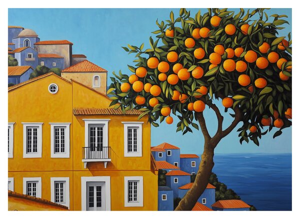 Skleněný obraz - Pomerančovník (70x50 cm)