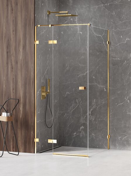 New Trendy Avexa Gold Shine sprchový kout obdélníkový 100x90 cm EXK1672