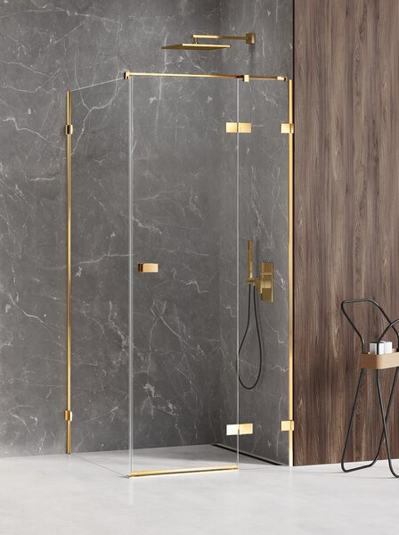 New Trendy Avexa Gold Shine sprchový kout obdélníkový 100x80 cm EXK1651