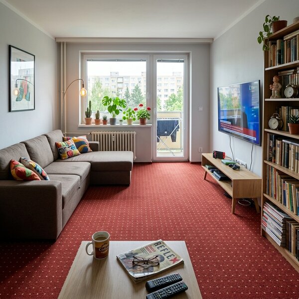 Condor Carpets, AKCE: 70x200 cm Kusový koberec Udinese terra - neúčtujeme odřezky z role - obšitý ze všech stran, šíře, oranžová, filc, chodba / předsíň