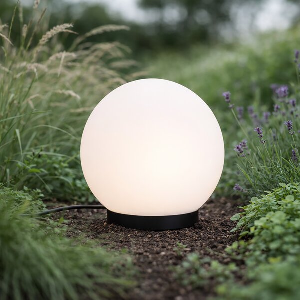 Moderní venkovní lampa 12V bílá 20 cm vč. LED IP65 - Voltaire Luno