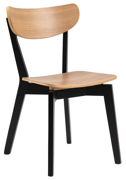 Jídelní židle v retro stylu Dub černý KOMOS