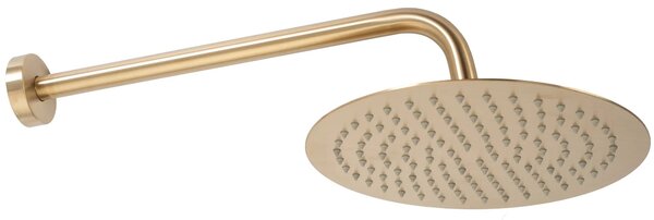 Rea Lungo, podomítková termostatická sprchová sada + BOX, zlatá matná, REA-P8551