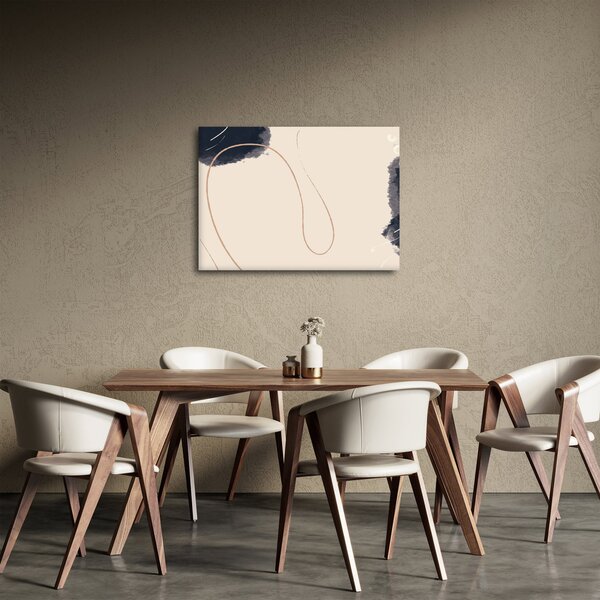 Obraz - Béžová abstrakce (70x50 cm)